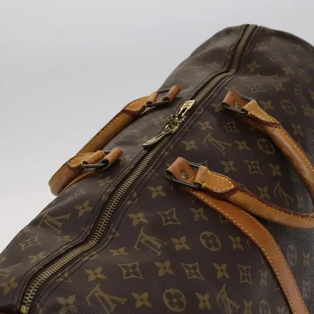 LOUIS VUITTON Monogram Keepall 55 Boston Bag M41424